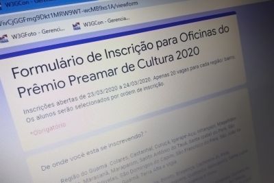 Inscrições ao Edital Preamar de Cultura serão encerradas no início de abril 