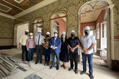 MP acompanha as obras do Palacete Faciola e Cemitério da Soledade