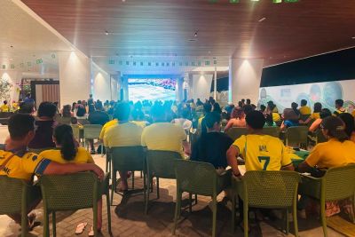 Público curte vitória do Brasil na Copa Junina do Parque da Cidade 